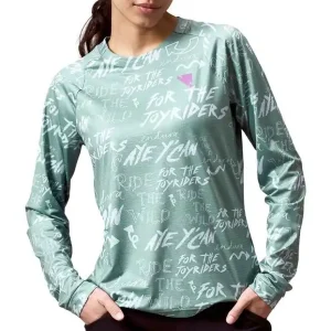 Endura Damen Singletrack Langärmeliges Bedrucktes T-Shirt, sage green Versand Am Gleichen Tag