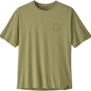 Patagonia Men's Cap Cool Daily Shirt - Spoke Stencil, gumtree green/light gumtree green x-dye Saisonangebot