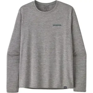 Preisknaller Patagonia Men's Long-Sleeved Cap Cool Daily Graphic Shirt - Waters, abalone blue/feather grey