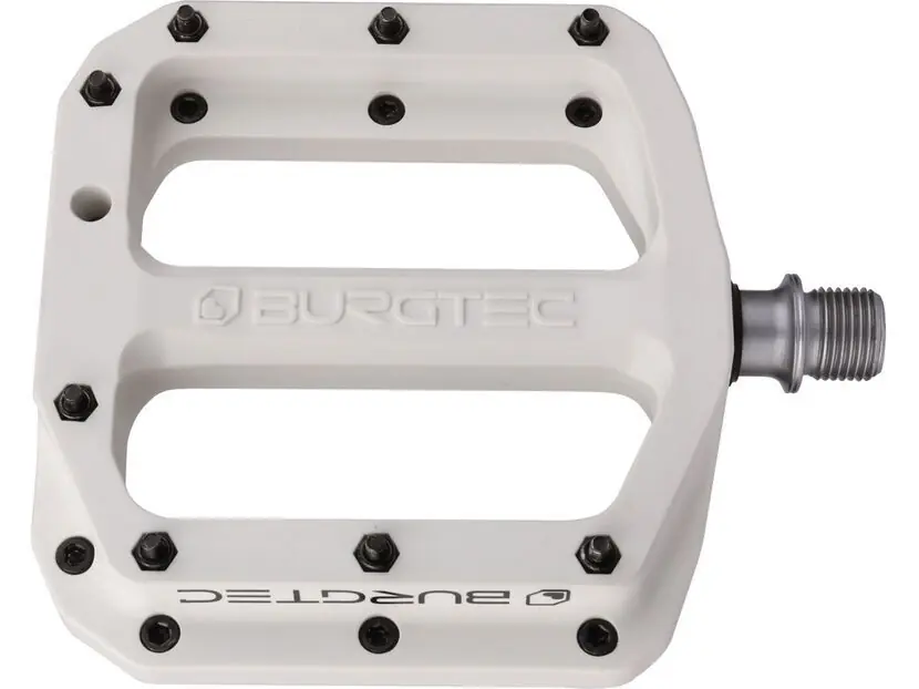 Preiswert Burgtec MK4 Composite Pedals, damn right white