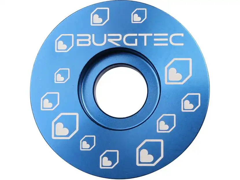 Günstig Burgtec Top Cap, deep blue