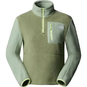 Ausverkauf The North Face Women’s Yumiori 1/4 Zip, bark mist/slate moss/astro lime