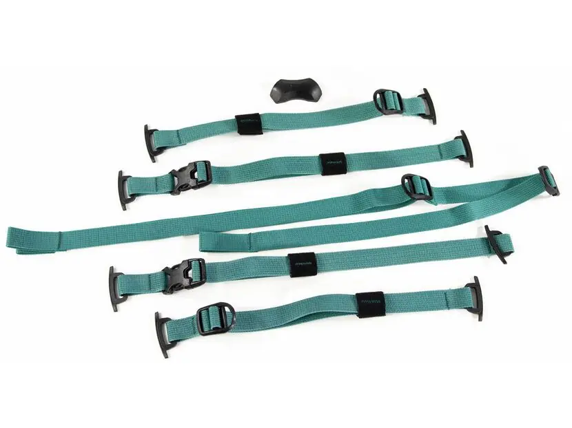 ORTLIEB Compression-Straps Atrack, turquoise Saisonangebot
