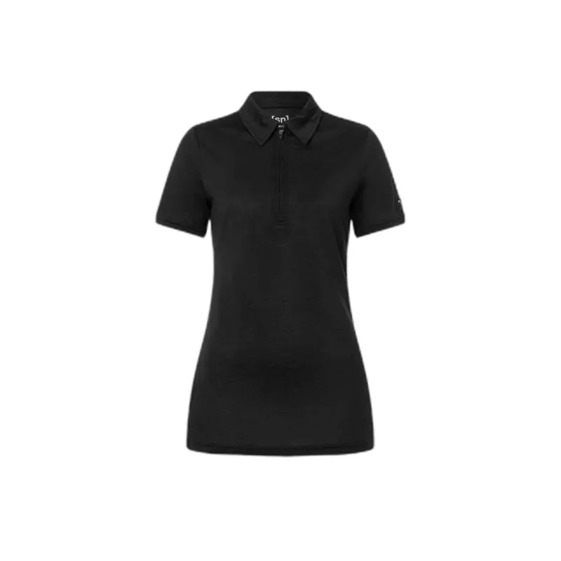 Neu super.natural Damen Zip-Polo