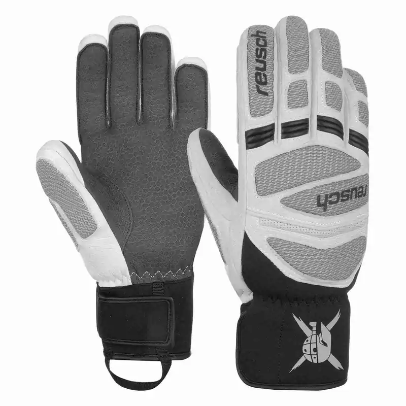 Reusch Worldcup Warrior DG Skihandschuhe white/glacier grey Sichere Zahlung