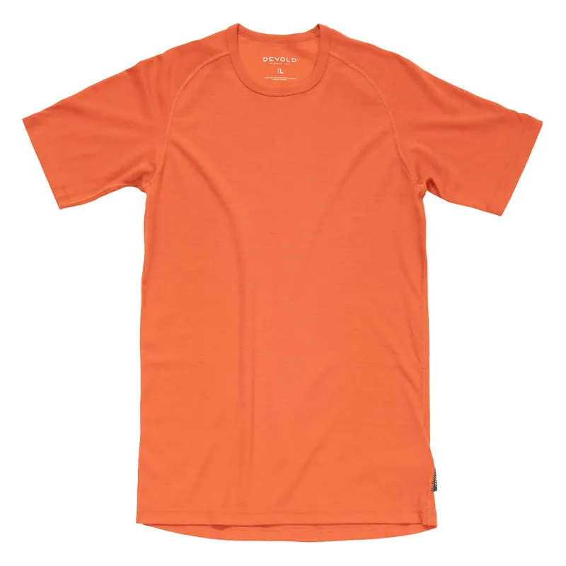 Devold Lauparen 190 Base T-Shirt Herren brick Finale Aktion