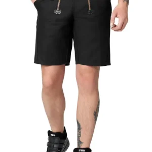 Highlight FHB Wim Rips-Moleskin Zunft-Shorts (schwarz)