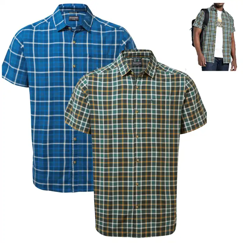 Must-Have Craghoppers - Outdoor kurzarm Hemd im Karodesign - Menlo Shirt