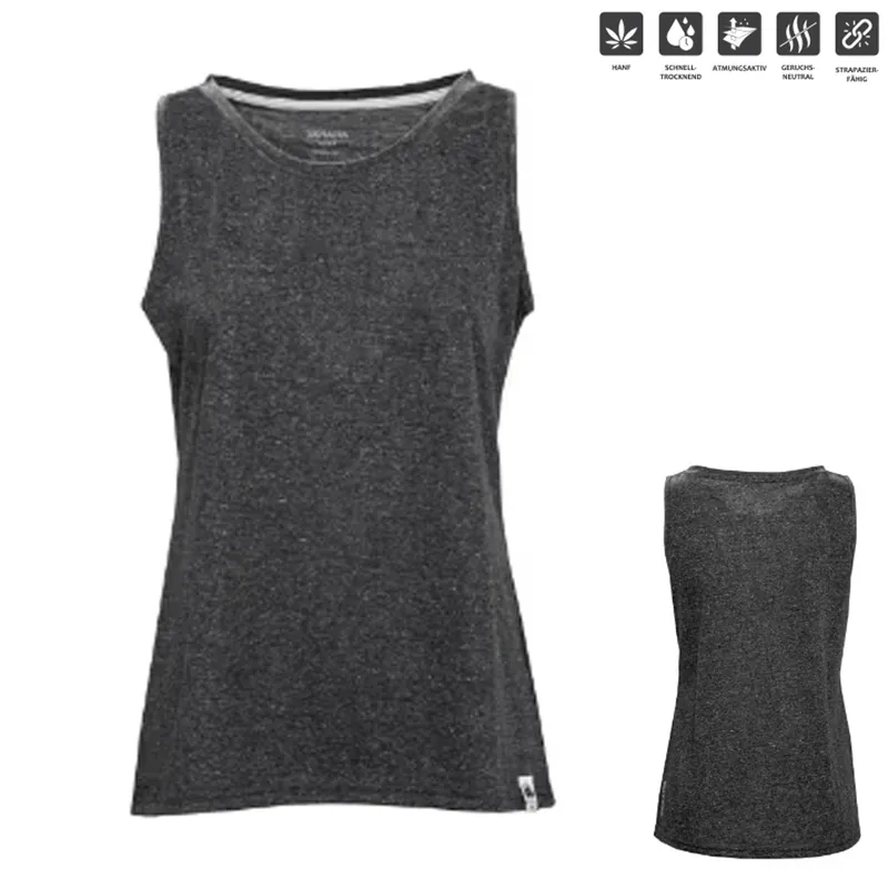 Skratta - Damen Hanf Tanktop Brita Damen Shirt, grau Mega-Angebot