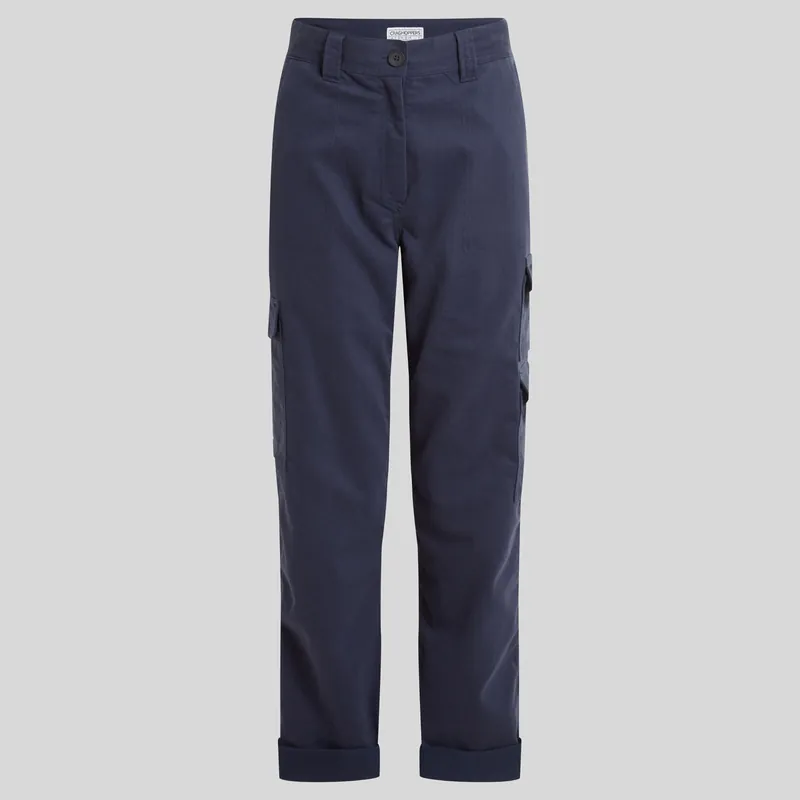 Zertifiziert Craghoppers - Valentina Pro Hose aus Baumwoll Mischung für Damen, navy