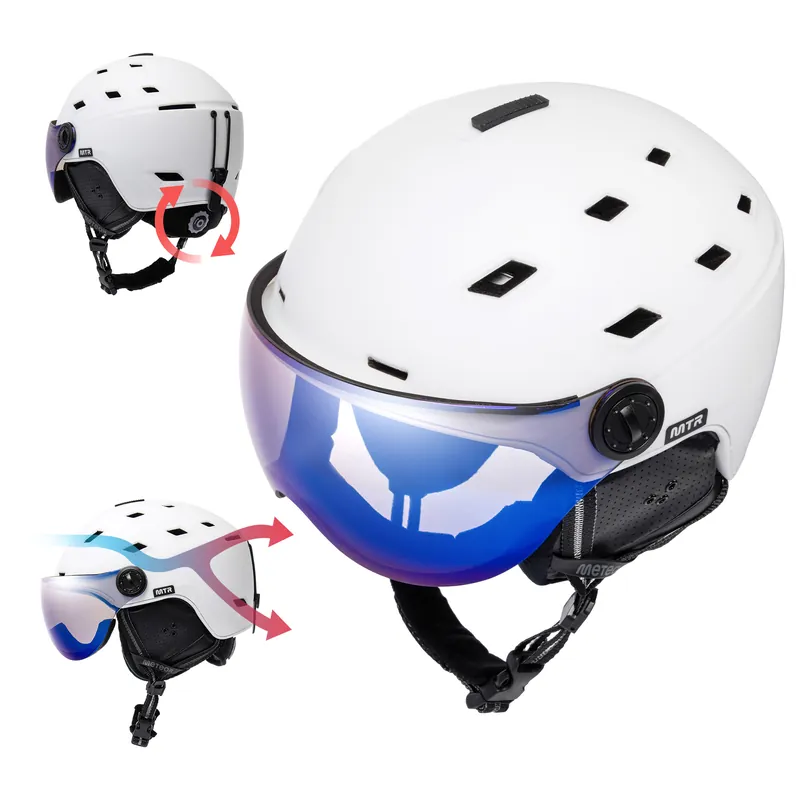 Heißes Angebot MTR - Hardshell Ski- Snowboardhelm - Winter Skihelm Glide, weiß