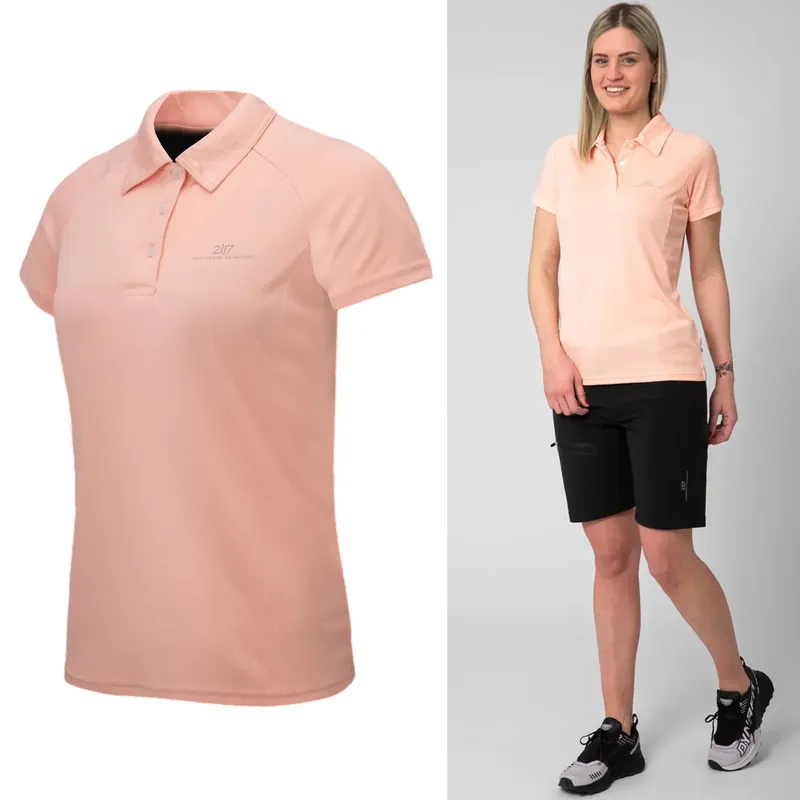 Preiswert 2117 of Sweden - Fröseke Damen nachhaltiges Pique Polo Shirt Rosa