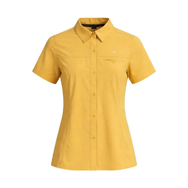 Preis Gesenkt 2117 of Sweden - Igelfors Damen Outdoor-Hemd Bluse schnelltrocknend Gelb